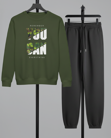 2 Pcs YOU CAN Winter TrackSuit (3939)