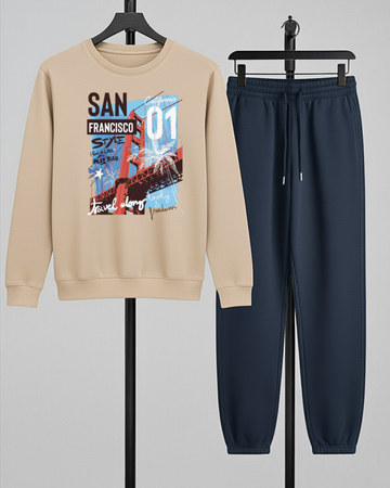 2 Pcs San Francisco Winter TrackSuit (3941)