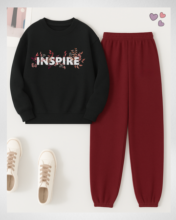 2 Pcs Inspire Winter TrackSuit (Code 3649)