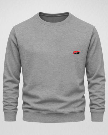 ONLY SMALL SIZE – Grey Men's Fleece Warm Sweatshirt (Code 3847)