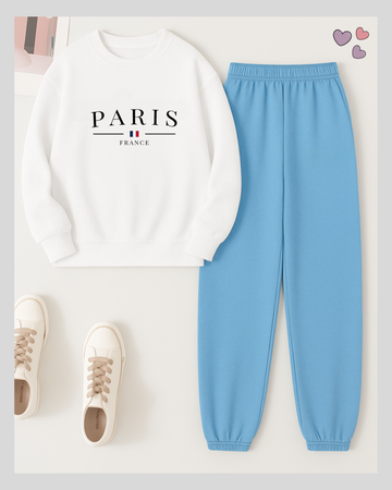 2 Pcs Paris Winter TrackSuit (Code 3643)