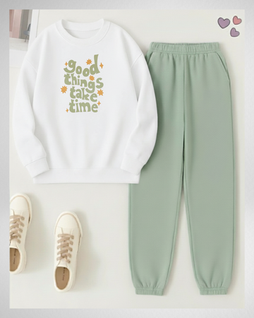 2 Pcs Good ThingsWinter TrackSuit (Code 3964)