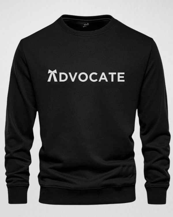 Advocate Edition Warm Fleece Sweatshirt – Choose Front or Back Print (Code 4360)
