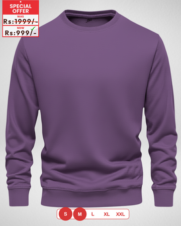 Purple Basic Sweatshirt (Code 4091)