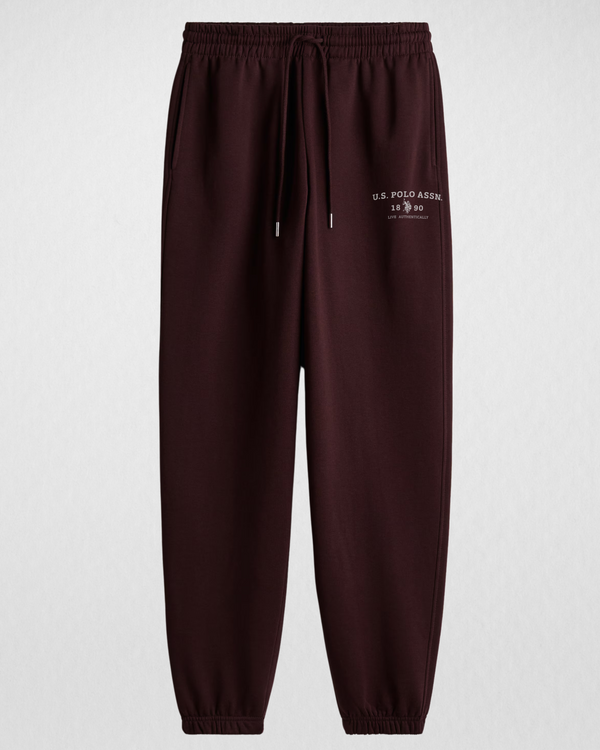 Maroon Printed Sweatpant Warm & Comfortable Fleece (Code 3515)