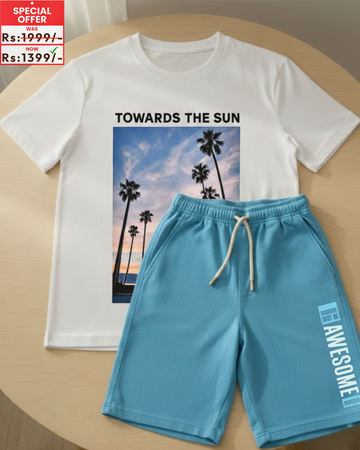 FlexMode Cor-Ord Set T-Shirt With Short (Code 3686)