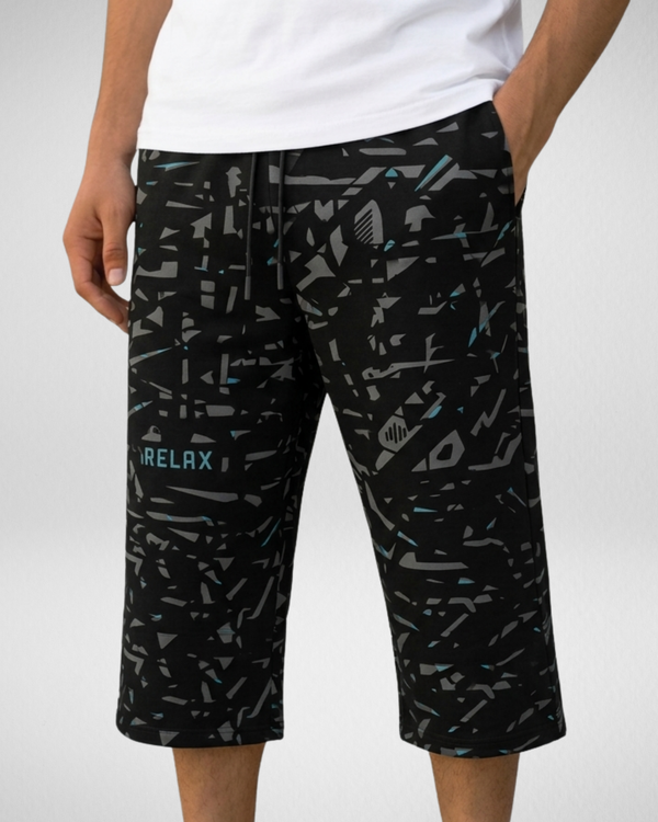 Men’s Relax Digital Printed Long-Shorts – Soft & Comfortable (Code 3322)