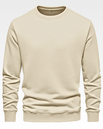 Cream Sweatshirt – Soft Cotton Fleece