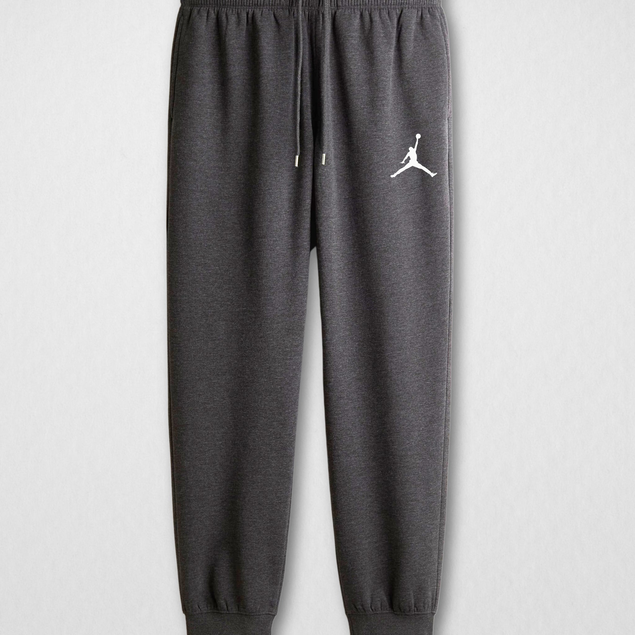 Charcoal Printed Jogger Trousers– Comfortable (3095)