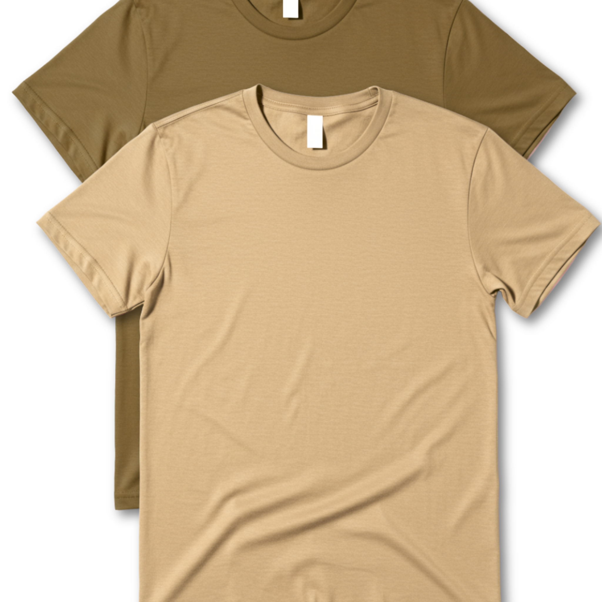 Premium Pack Of 2 Plain T-Shirt/Tee for Men – Cotton Jersey Fabric (3156)