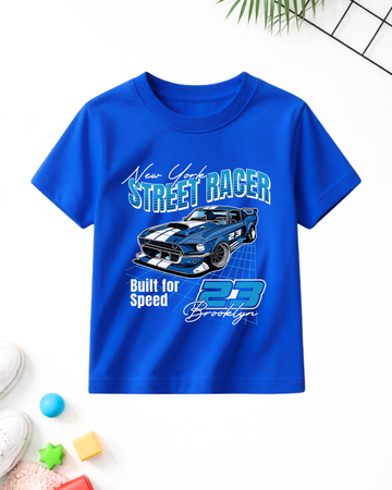 Royal Blue Kids Printed T-Shirts – Fun Prints (Code 5101)