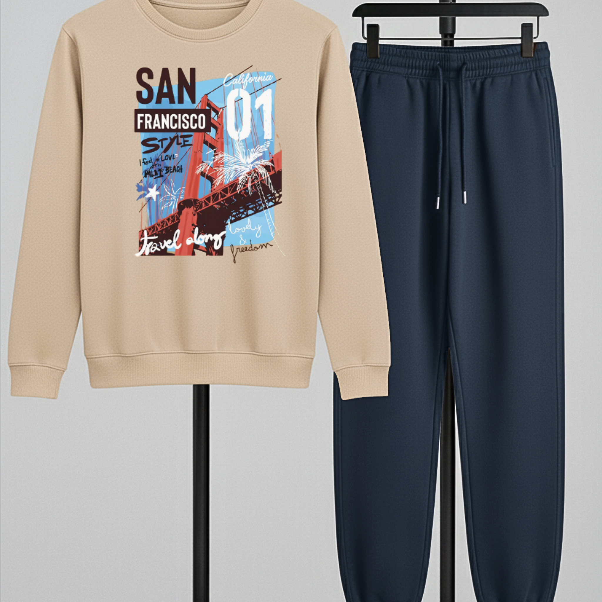 2 Pcs San Francisco Winter TrackSuit (3941)