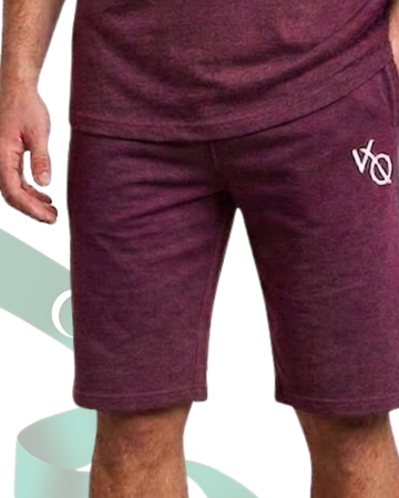 Men’s Knee Length Maroon Vo Shorts(Code 5543)