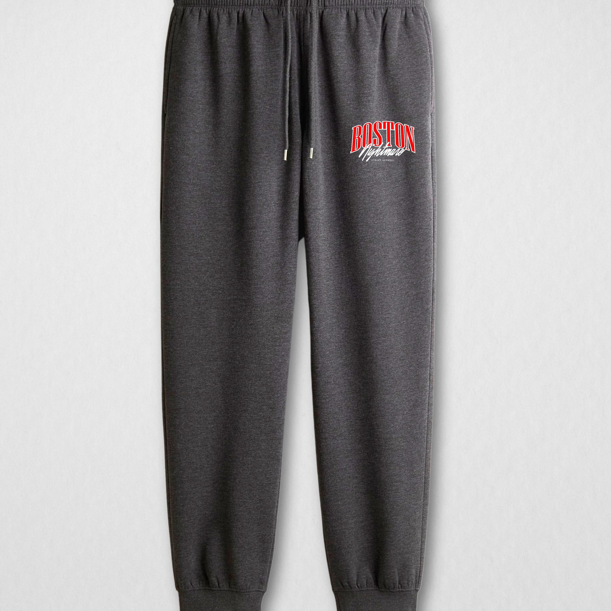Charcoal Printed Jogger Trousers– Comfortable (3096)