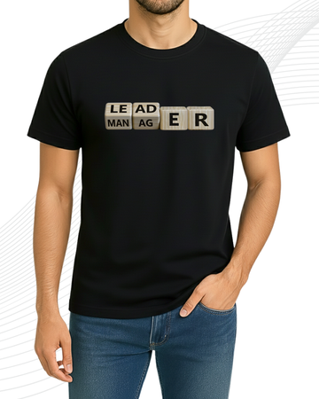 Premium Black Printed T-Shirt/Tee for Men – Cotton Jersey Fabric (Code 4291)