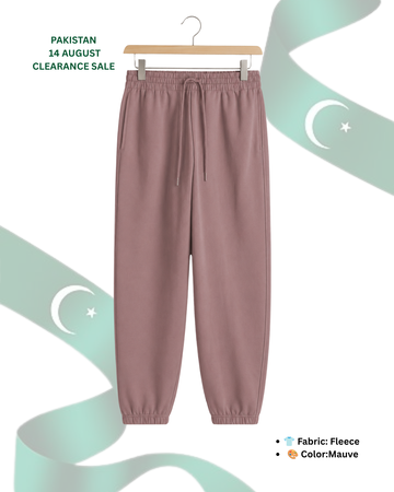Winter Mauve Ripped Ankle Trousers (Code 5592)