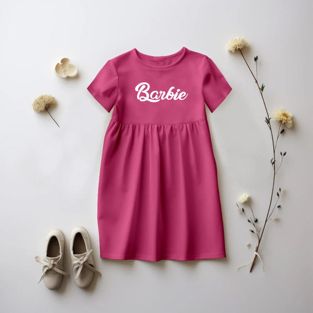 1 PCS GIRL'S FROCK - BARBIE (3021)