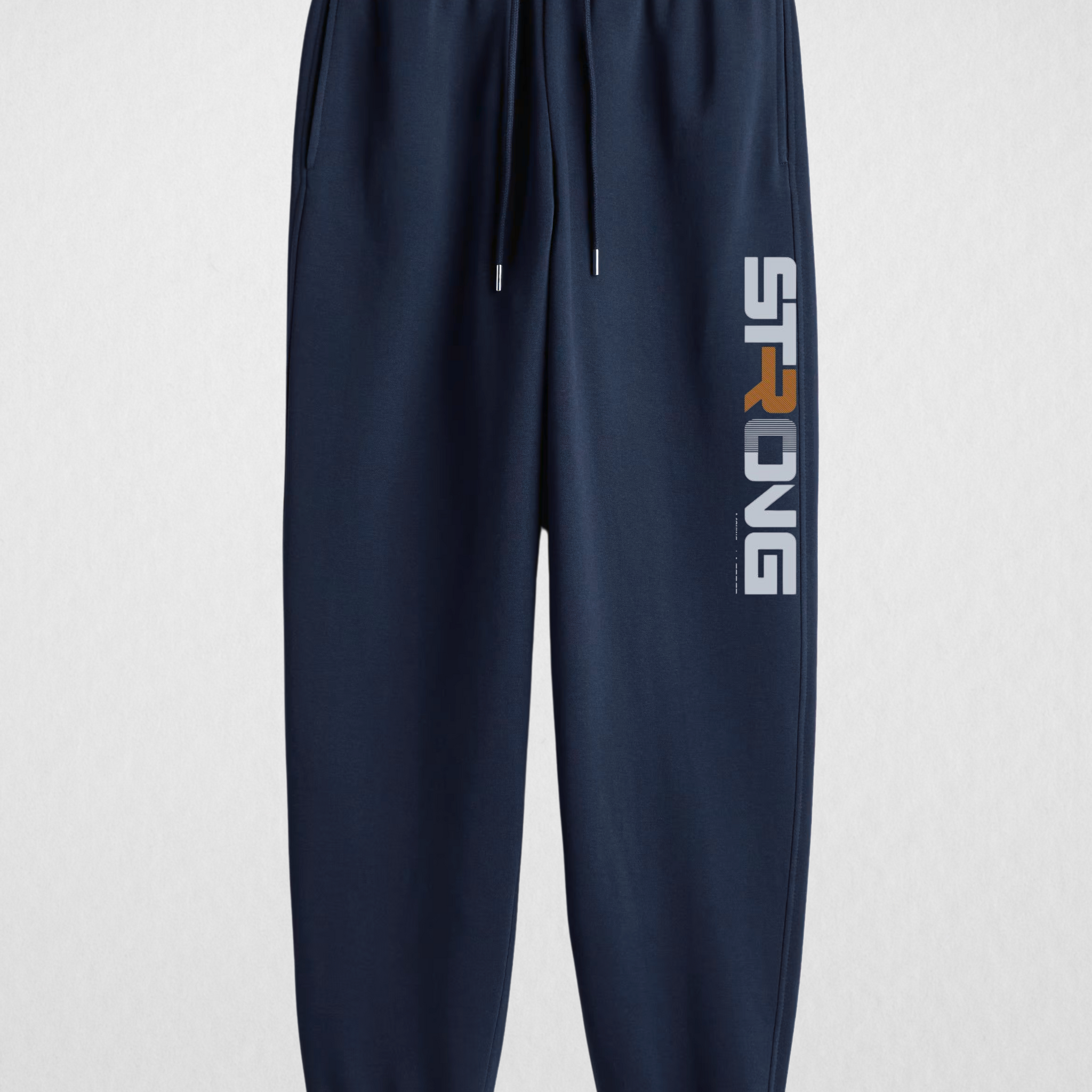 Navy Blue Everday Versatile Printed Trouser For Men (3681)