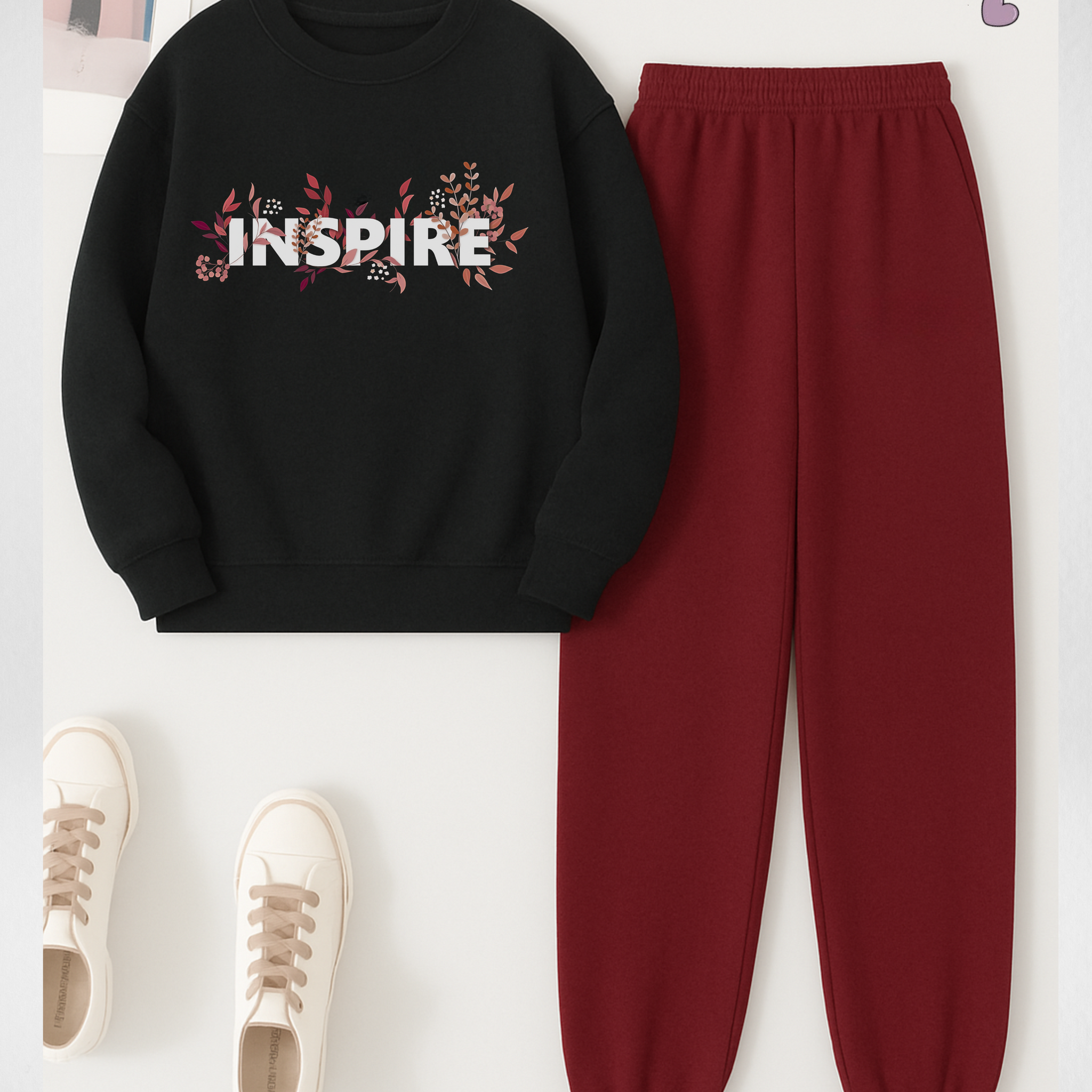 2 Pcs Inspire Winter TrackSuit (Code 3649)