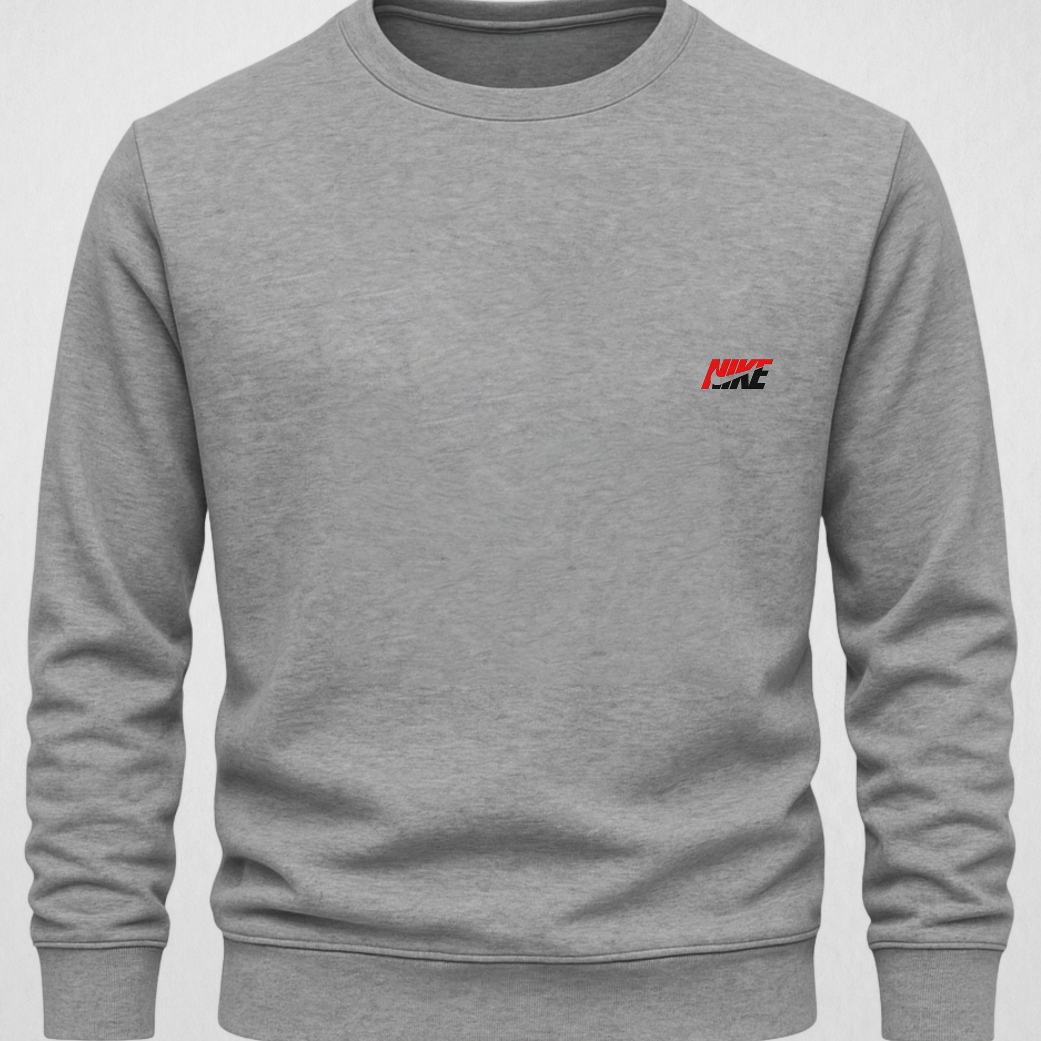 ONLY SMALL SIZE – Grey Men's Fleece Warm Sweatshirt (Code 3847)