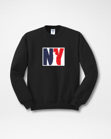 Black Men's Printed Sweatshirt – Warm and Stylish Fleece (3054)