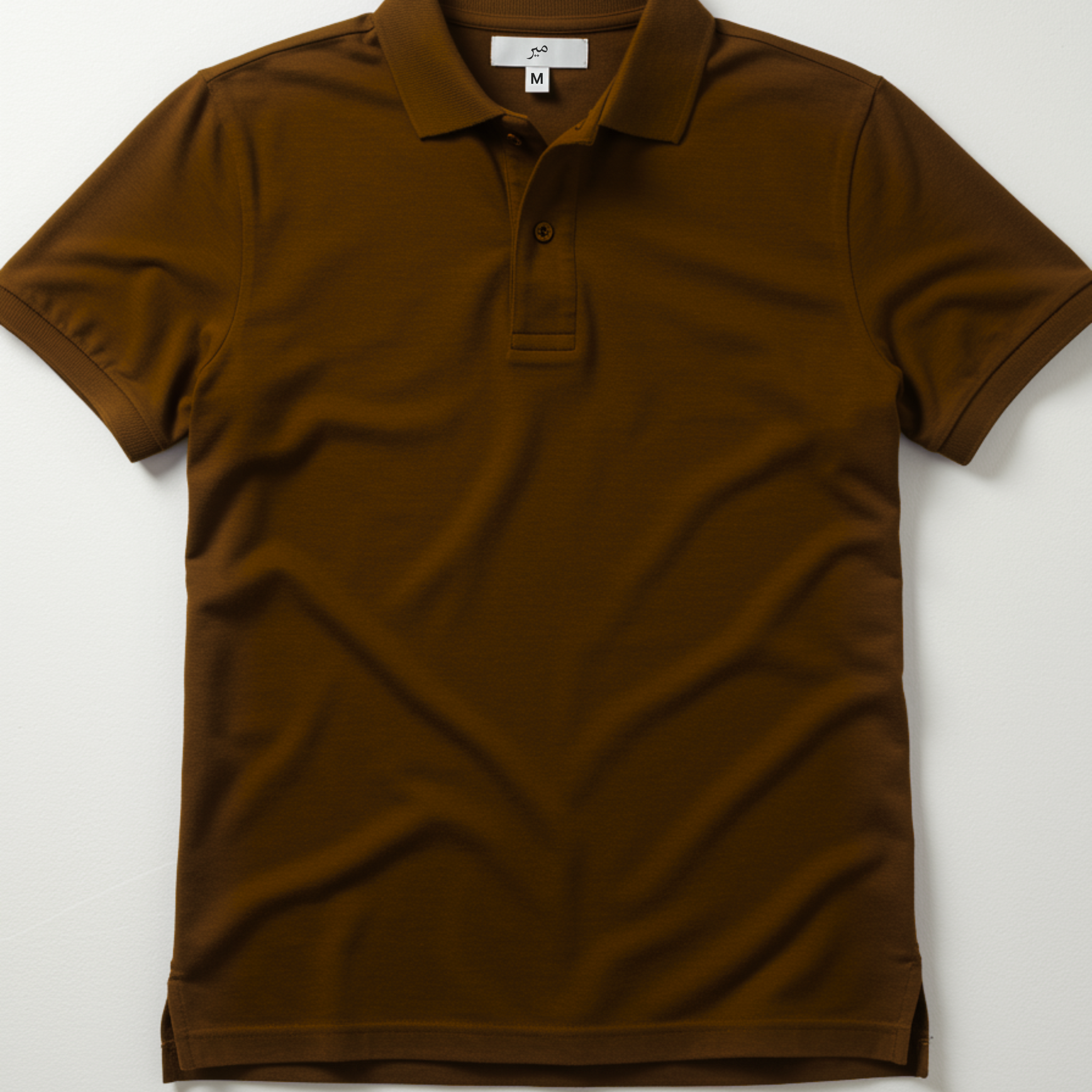 Dark Brown Polo Shirt – Premium Quality & Comfortable Wear (3205)