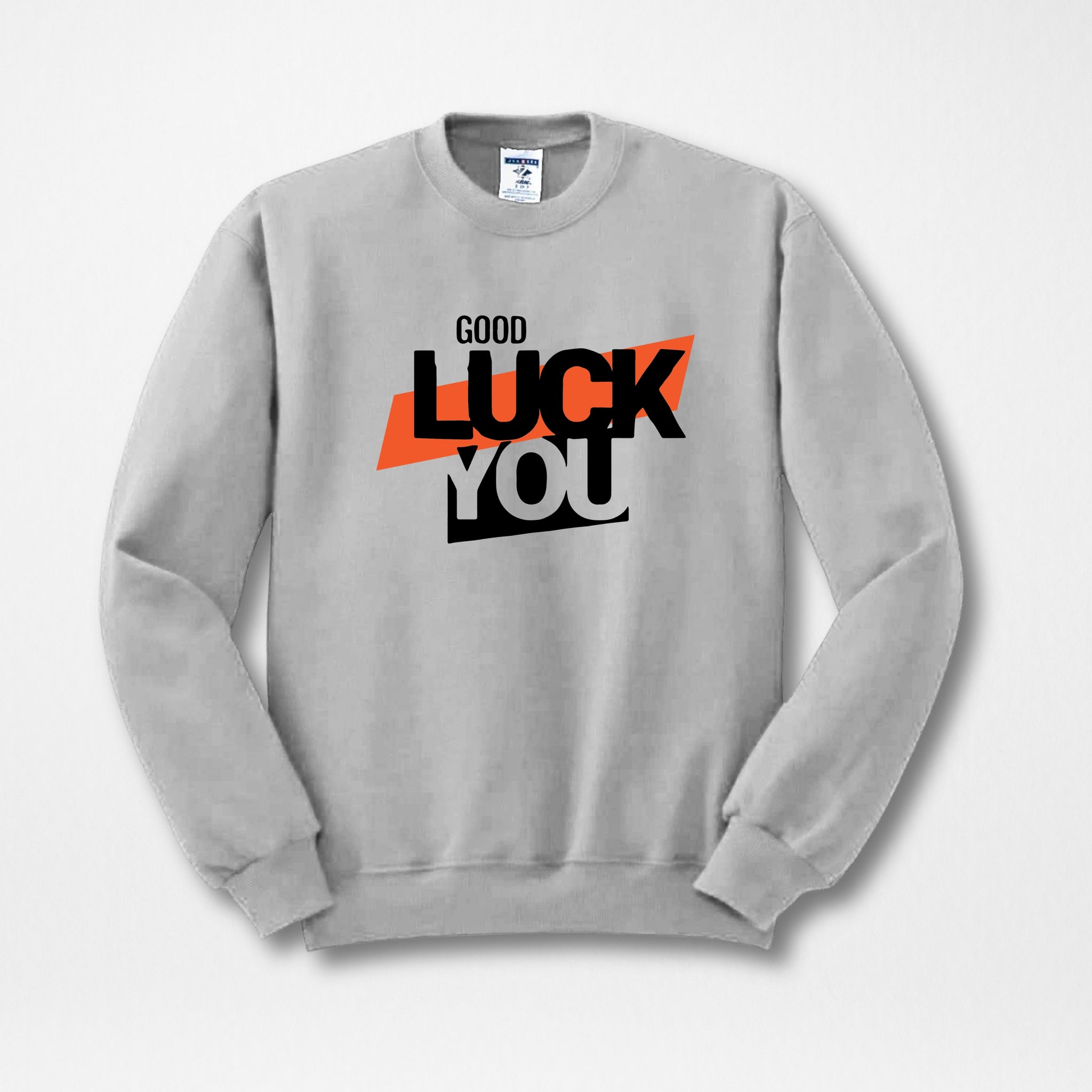 Grey Men's Printed Sweatshirt – Warm and Stylish Fleece (3055)