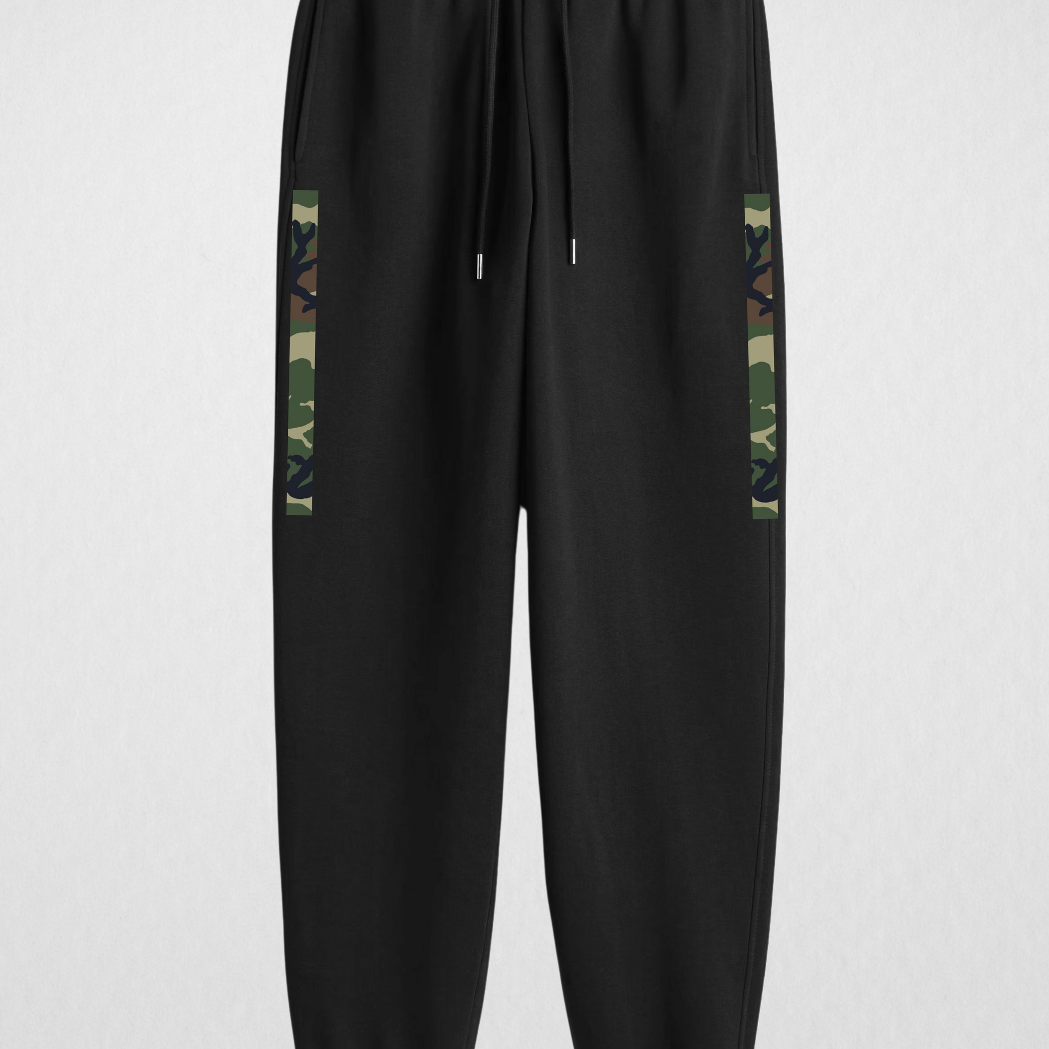 Black Everday Comfort Printed Trouser For Men (3679)