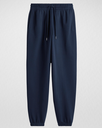 Navy Blue Women's Ripped Ankle  Trousers (3744)