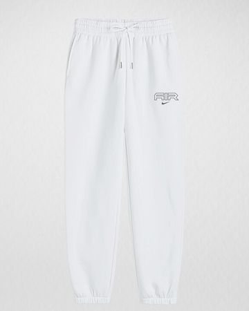 White Printed (Air) Sweatpants Warm & Comfortable Fleece (3538)