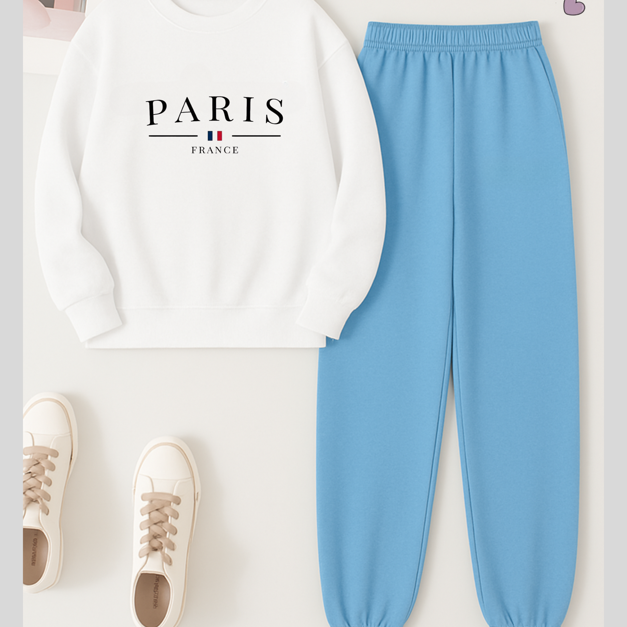 2 Pcs Paris Winter TrackSuit (Code 3643)
