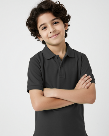 Black Boys Polo T-Shirt (3229)