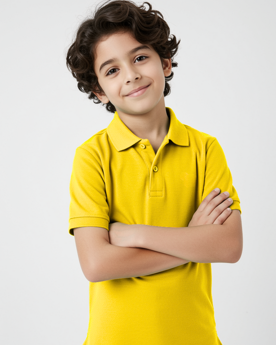 Boys Plain Polo