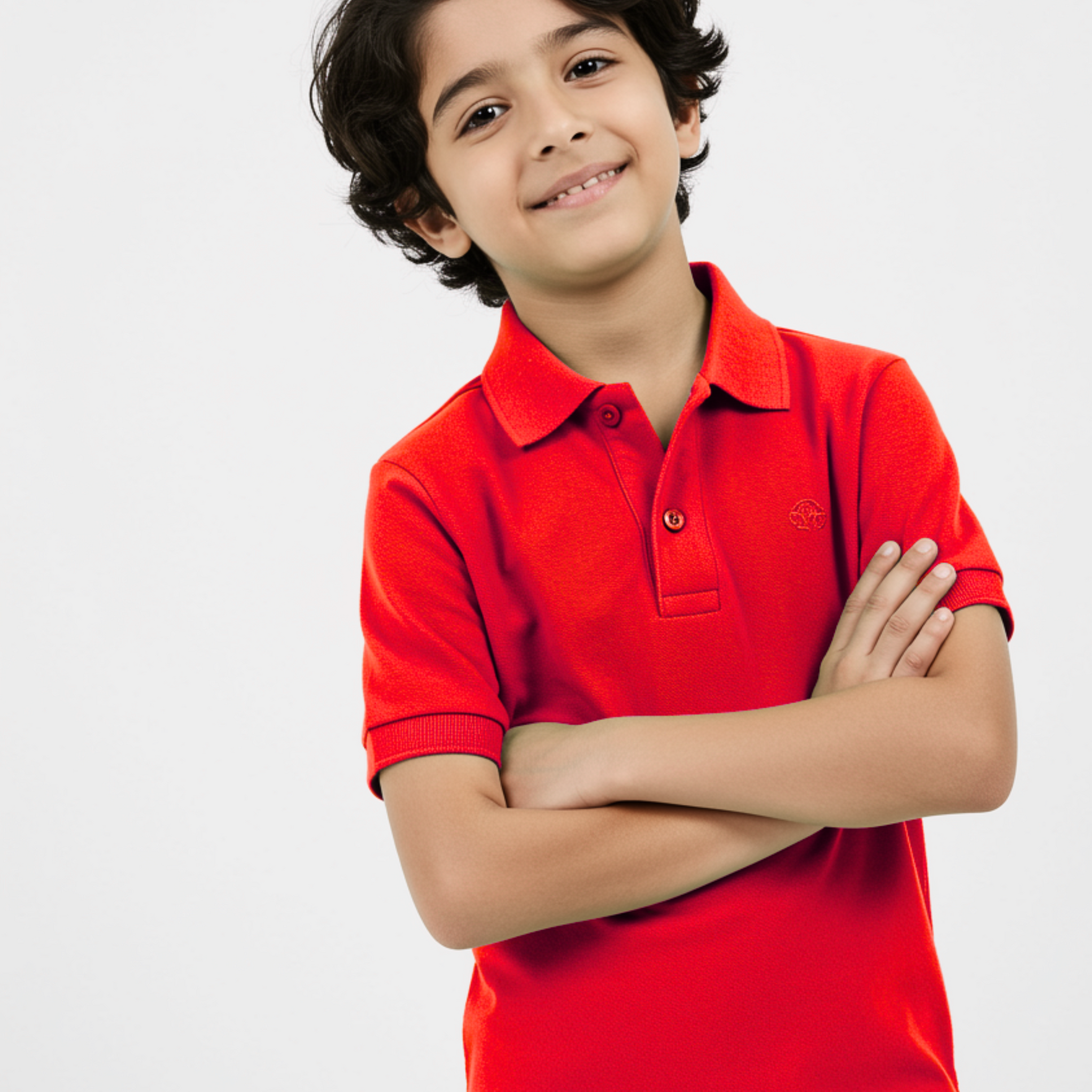 Red Boys Polo T-Shirt (3237)