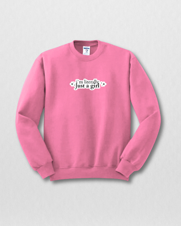 Pink Women's Printed Sweatshirt – Warm and Stylish Fleece (3084)