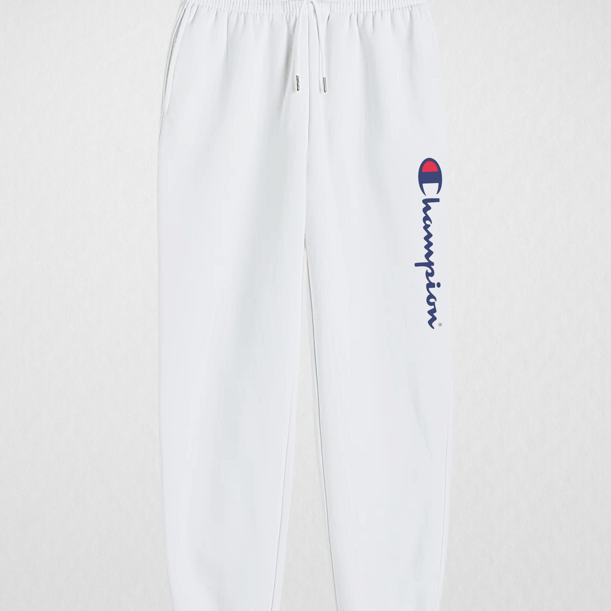 White Printed Sweatpants Warm & Comfortable Fleece (3516)