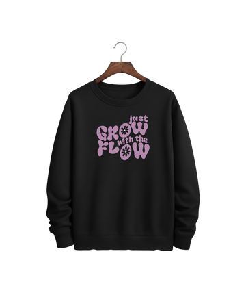 Women Black Printed Sweatshirt (Code 5883)