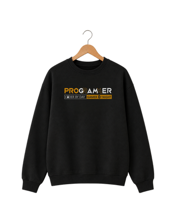 Men's Black Printed Sweatshirt (Code 5921)