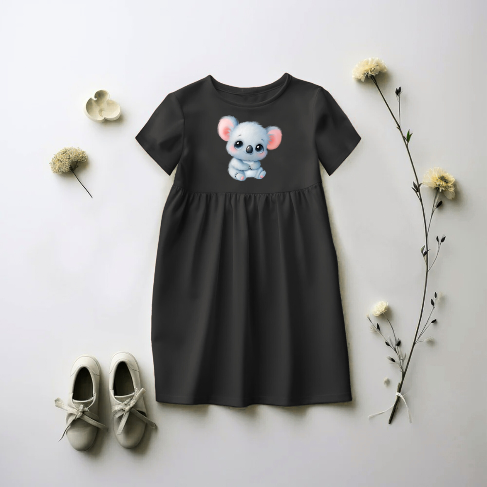 1 PCS GIRL'S FROCK - GUALA BEAR (3025)