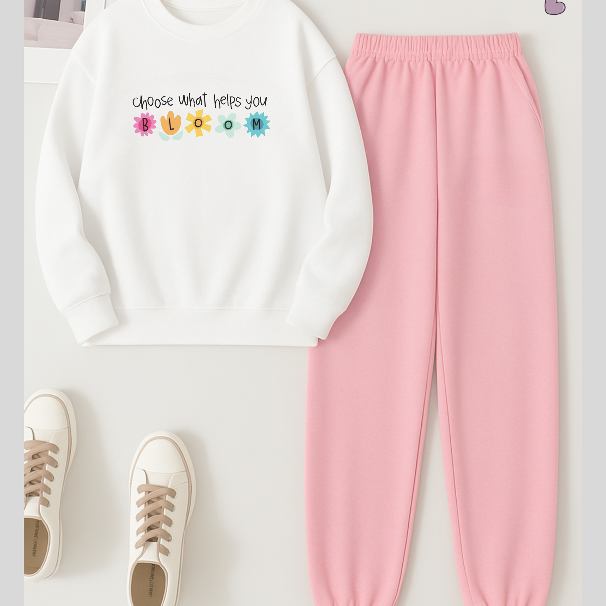 2 Pcs Bloom Winter TrackSuit (Code 3653)