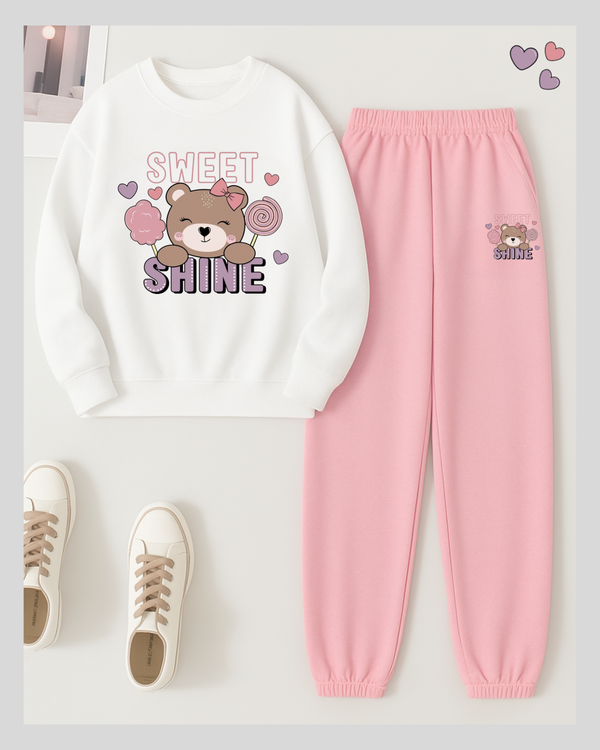 2 Pcs Sweet Shine Winter TrackSuit (Code 3619)