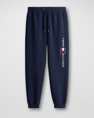 Navy Everday Versatile Printed Trouser For Men (3195)