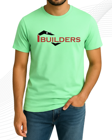 Premium Light Green Printed T-Shirt/Tee for Men – Cotton Jersey Fabric (Code 4288)