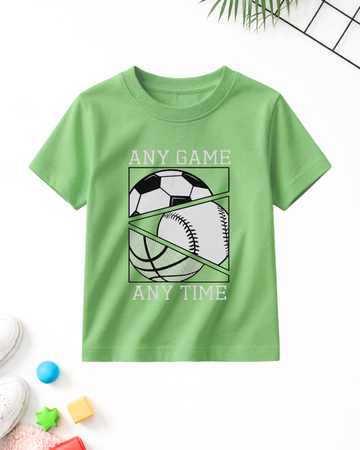 Light Green Kids Printed T-Shirts – Fun Prints (Code 5098)