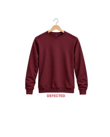 Maroon Sweatshirt (DEFECTED) (Code 6002)