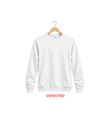 White Sweatshirt (DEFECTED) (Code 6001)