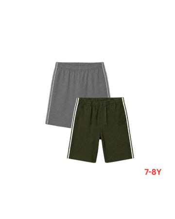 Kids Pack of 2 Side Strip Shorts (Code 5960)