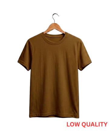 Mustard T-Shirt/Tee for Men – Cotton Jersey Fabric (Code 5512)