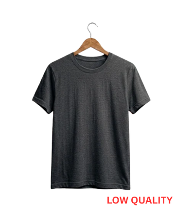 Charcoal T-Shirt/Tee for Men – Cotton Jersey Fabric (Code 5540)
