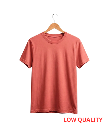 Rose Red T-Shirt/Tee for Men – Cotton Jersey Fabric (Code 5508)